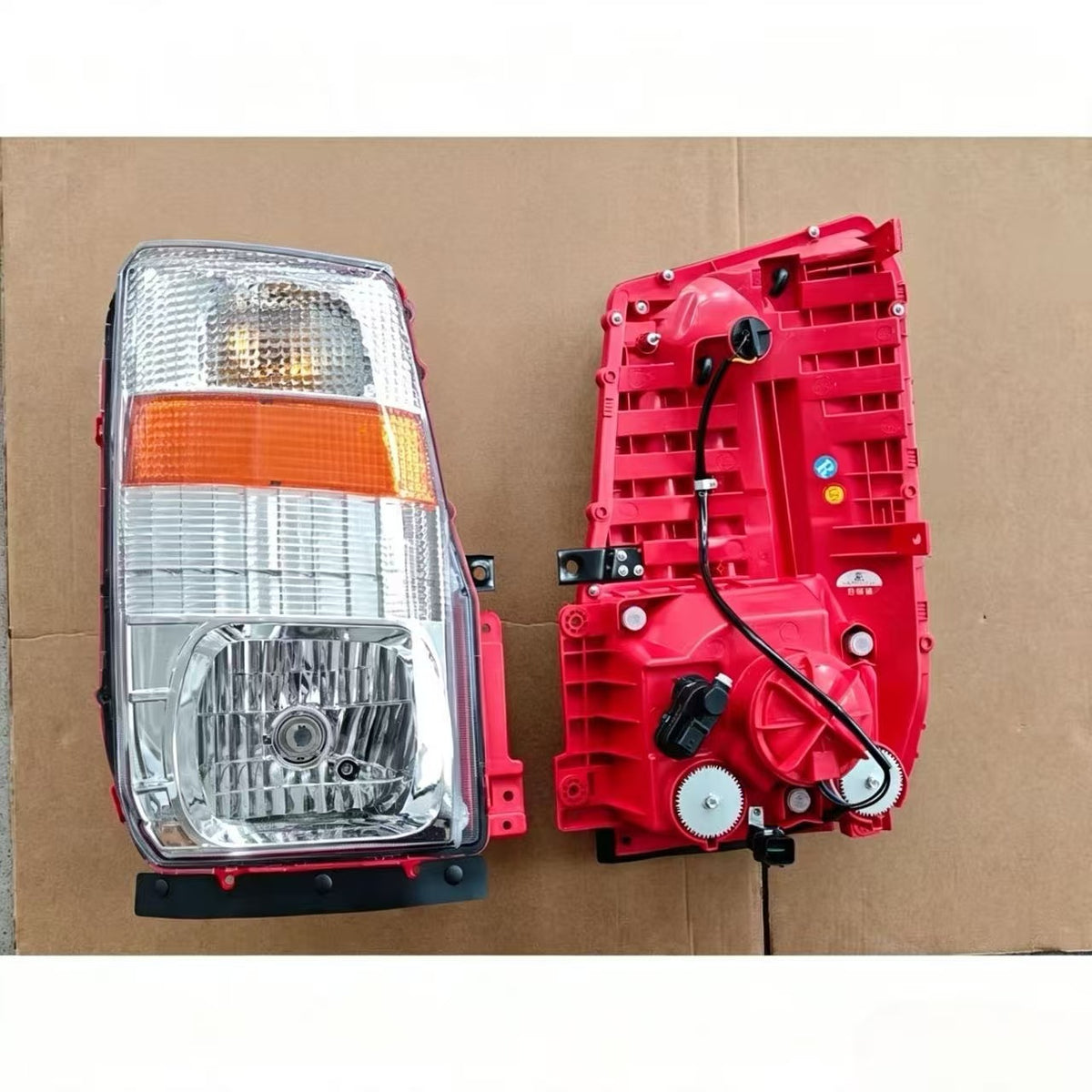 Head Lamp LHD RH 12V Red Case for JAC N721 TRUCK Spare Parts