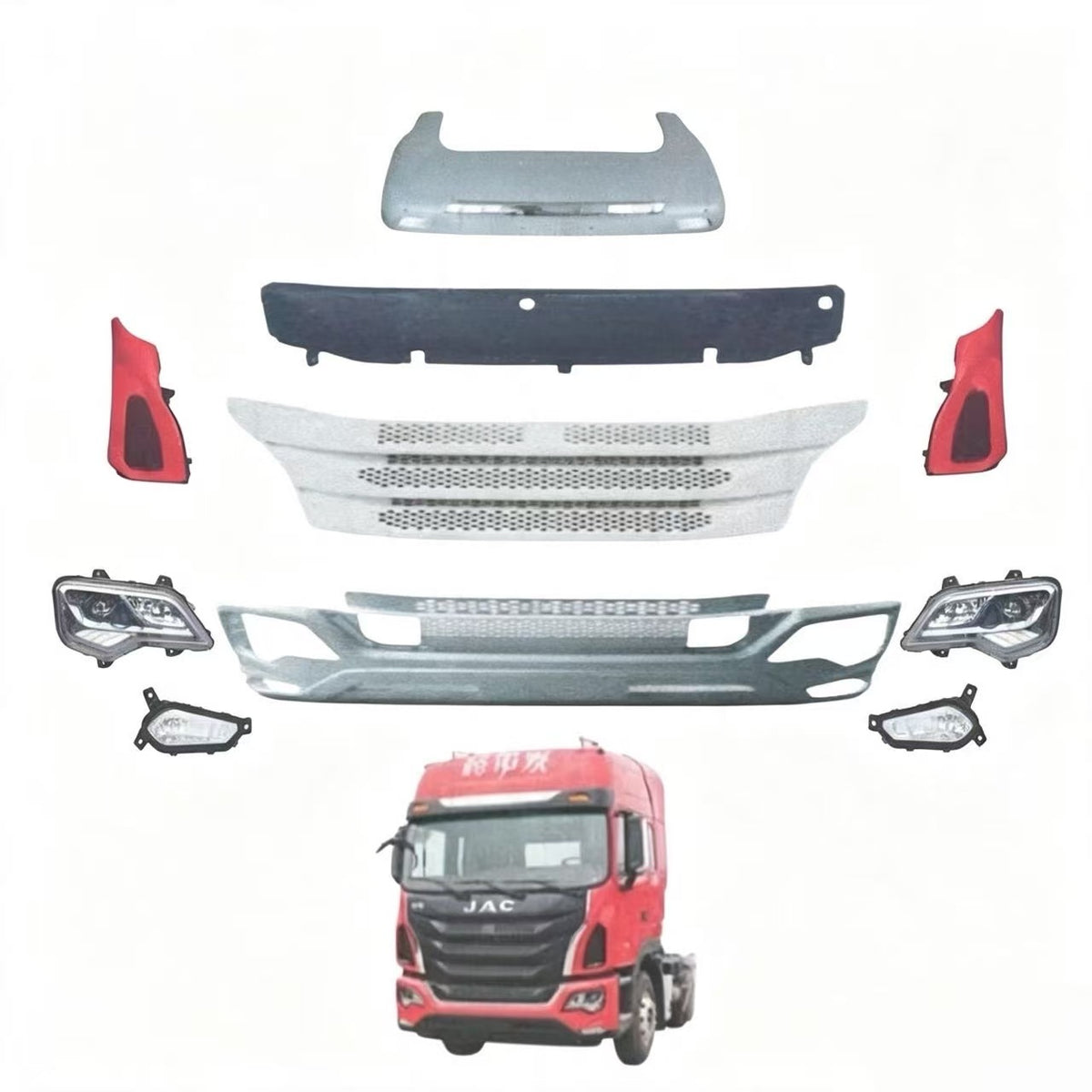 2803194G1T10 Bumper Garnish Wide RH for JAC K6 K5 TRUCK Spare Parts