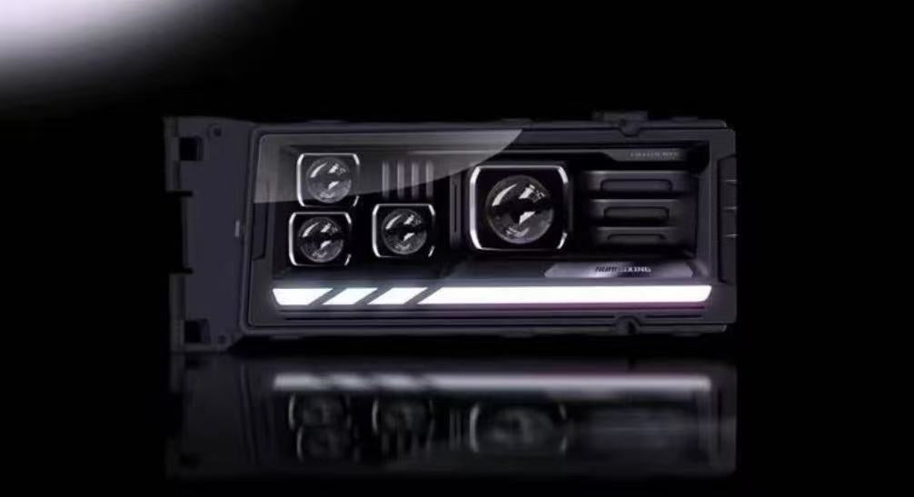 Scania G440. LED headlights