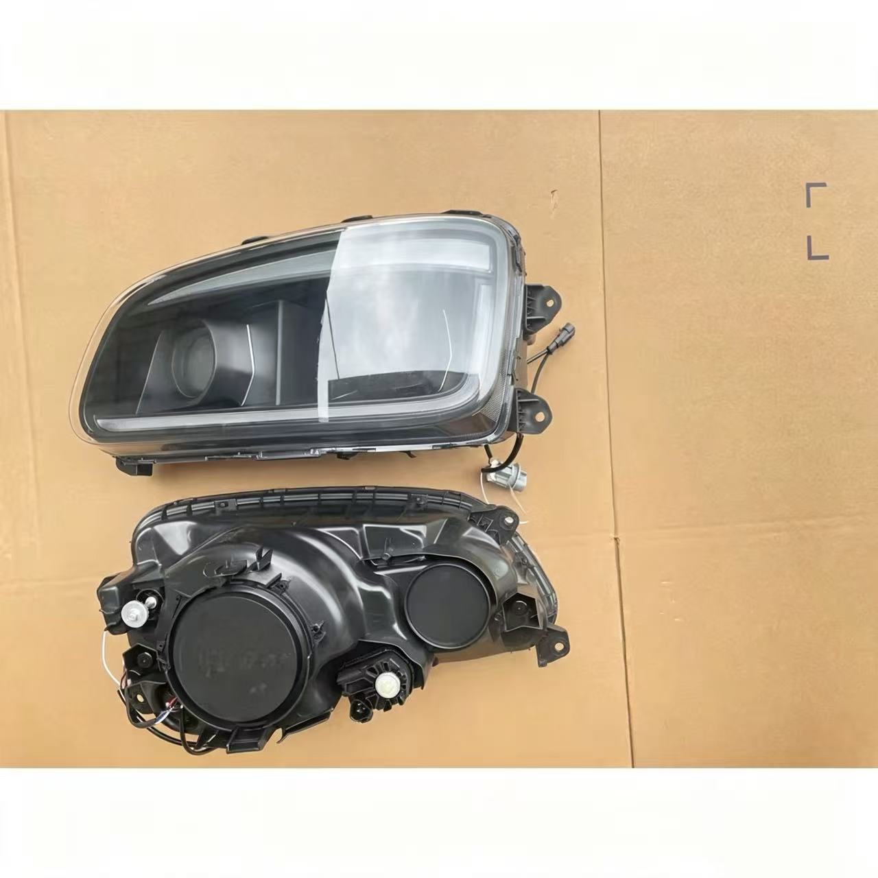 LED Head Lamp Black LHD 24V LH for HINO 700 Truck Spare Body Parts