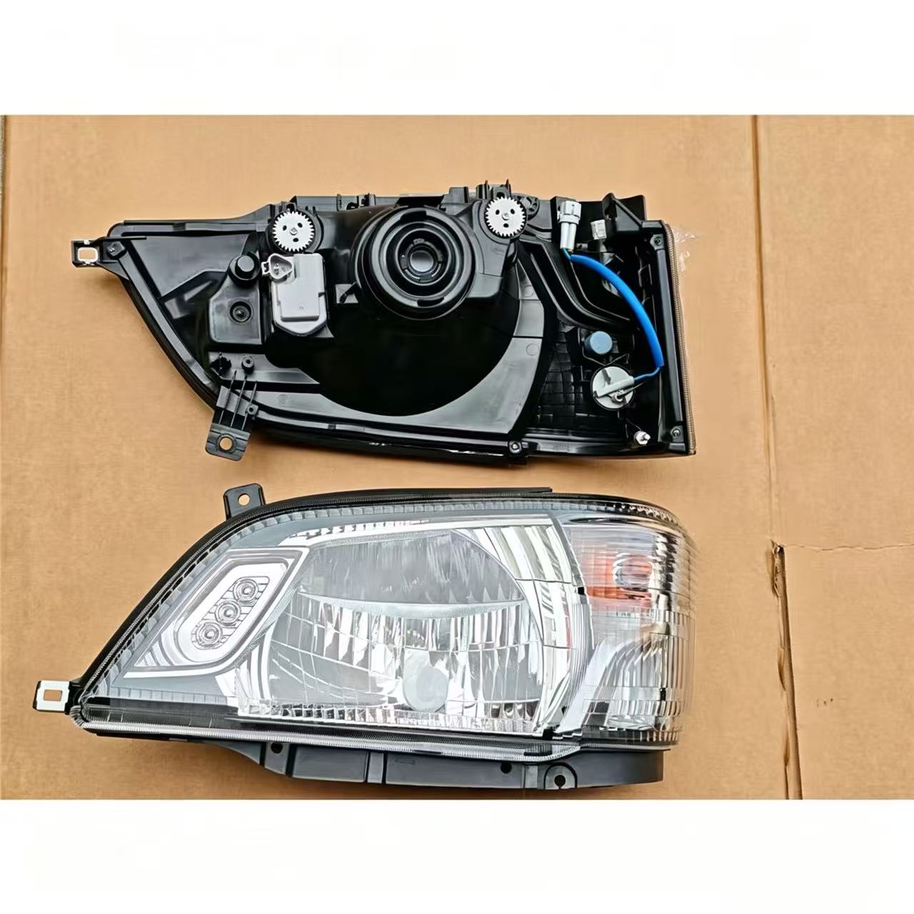 Headlights LHD Left (with Motor) with Two Light Heads for NEW  Hino 300 Dutro 2012  XZU600R Narrow Truck Spare Parts