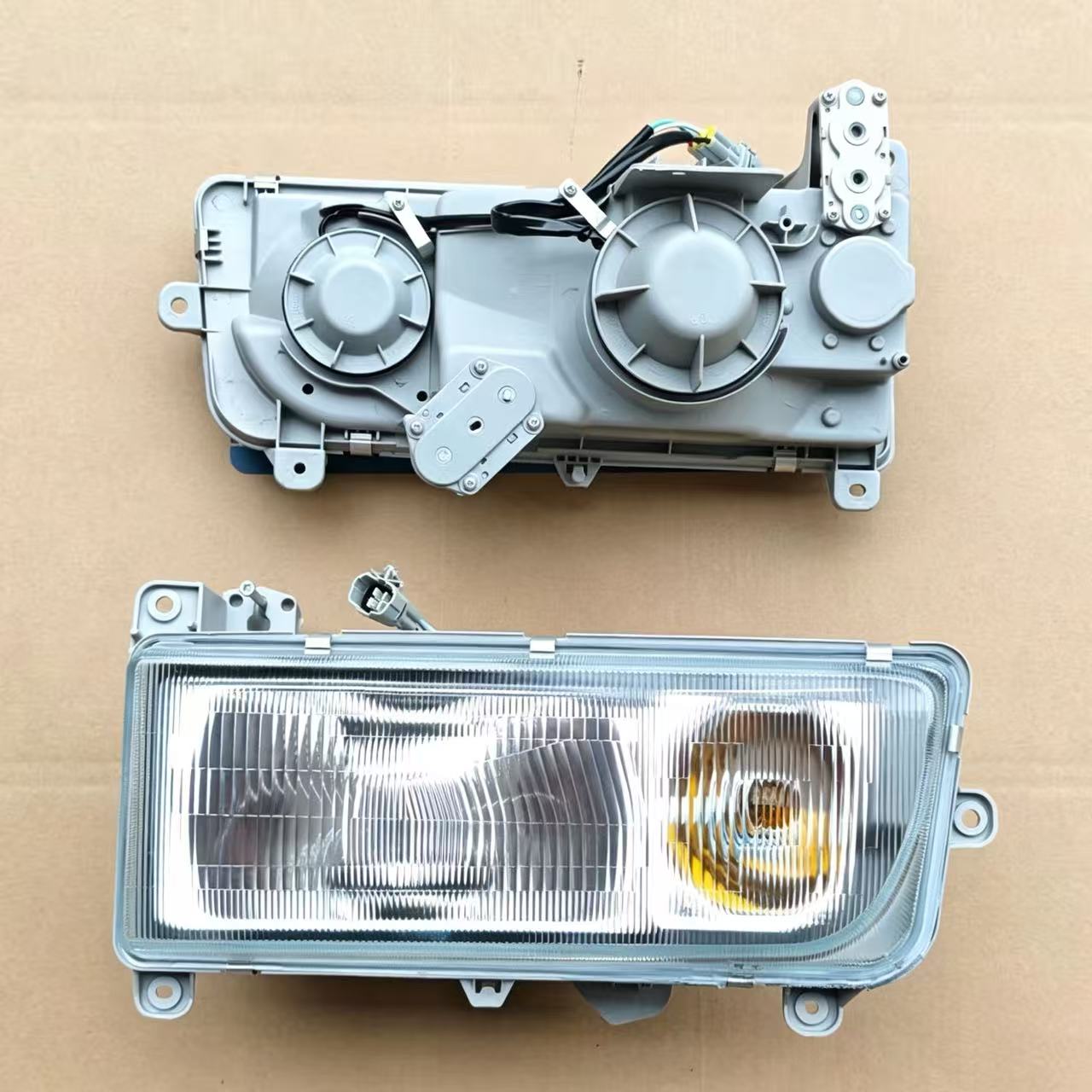 Headlight  Left (rounded Corners) for Hino Ranger FM3M Wide Truck Parts