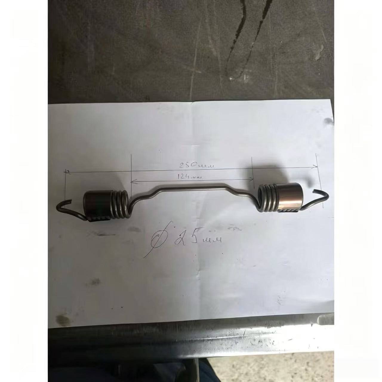 S476601660 Brake Shoe Spring for Hino  Mega 500  Truck Spare Body Parts