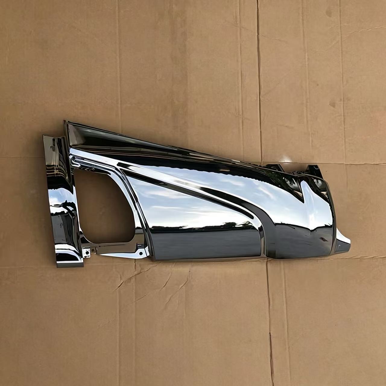 New Chrome Corner Panel RH Curve ABS Material for Hino Victor 500 Truck Spare Body Parts