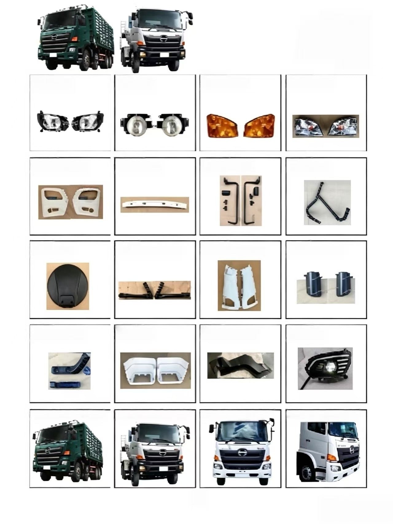 Mark for Hino Victor 500  Truck Spare Body Parts