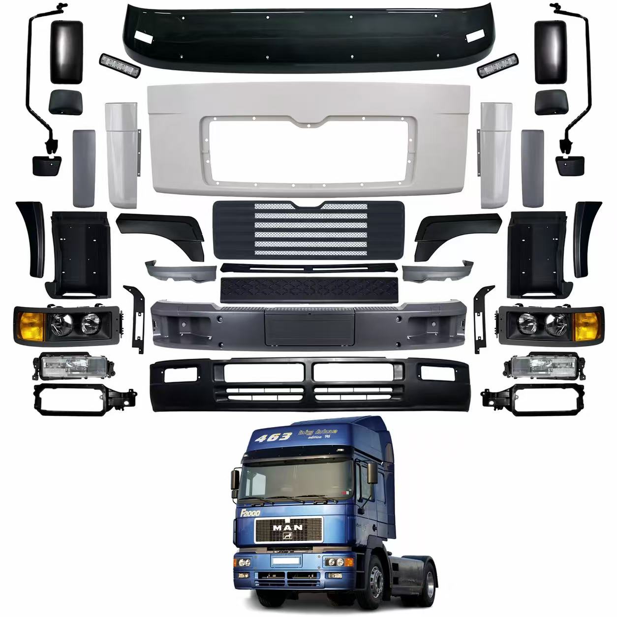 6418810601 MUDGARD for Mercedes Benz Cab 641/691 Truck Parts European Truck Body Parts