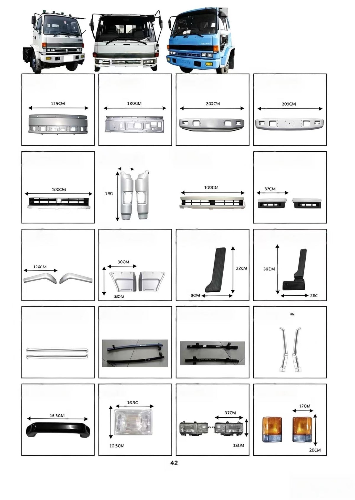Inner Handle LH for ISUZU GIGA EXR LONG