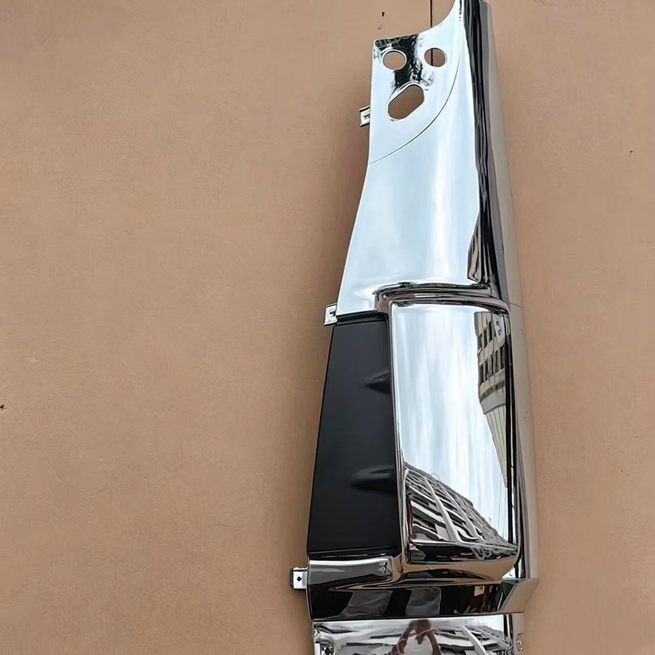 Chrome Corner Panel LH 87cm 2 Line for ISUZU EXR360 EXR370 Truck Spare Body Parts