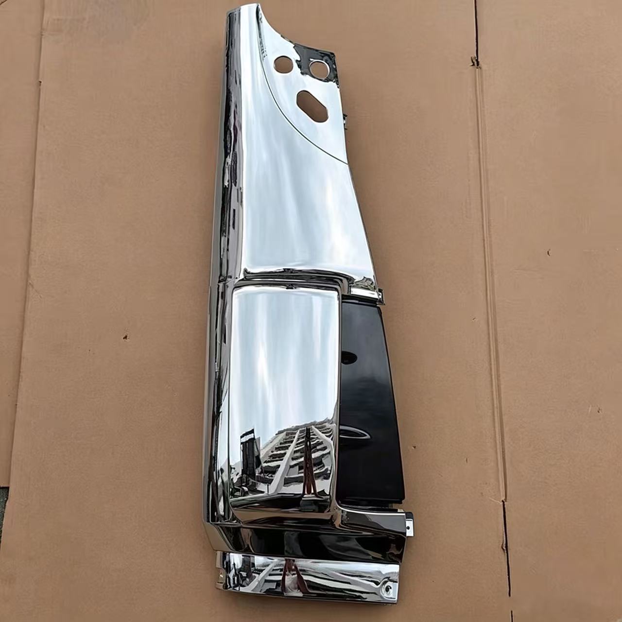 Chrome Corner Panel RH 87cm 2 Line for ISUZU EXR360 EXR370 Truck Spare Body Parts