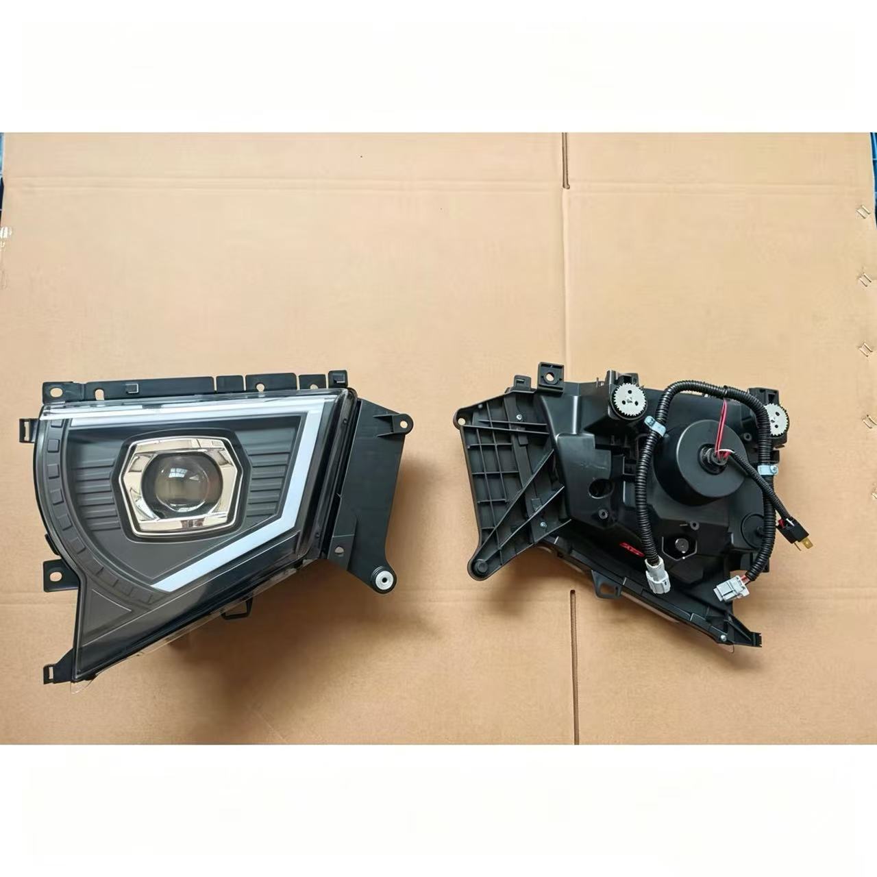 HEADLAMP LED LHD(BLACK) LH 12V for ISUZU NQR NPR 150 700P Truck Spare Body Parts