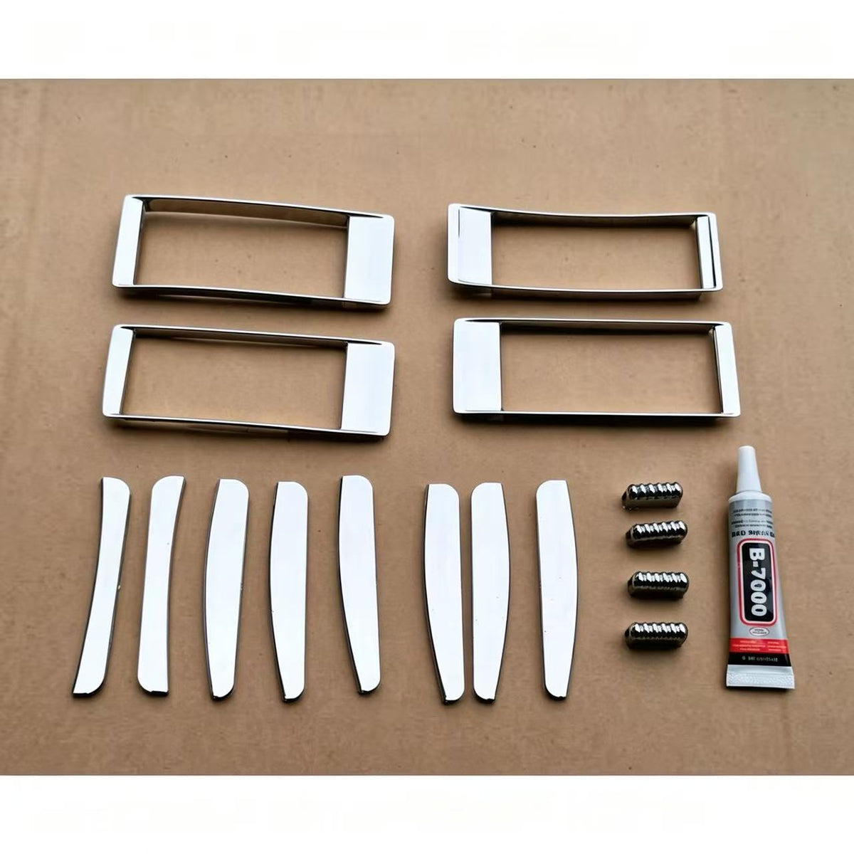 Chrome air Vent Accessories 16pcs/1 Set for ISUZU NPR 150 NQR 175 NMR 130 NLR 130 700P Truck Spare Body Parts