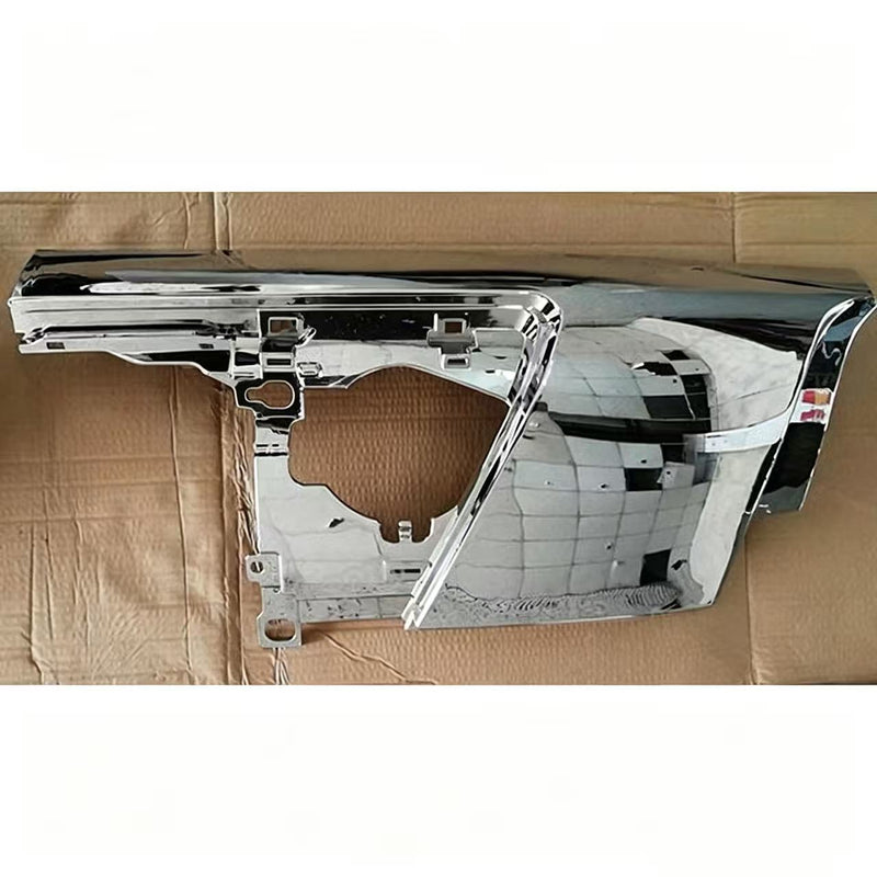 Chrome Corner Panel (flat) RH 82cm for Isuzu NPR 150 NQR 175 NMR 130 NLR 130