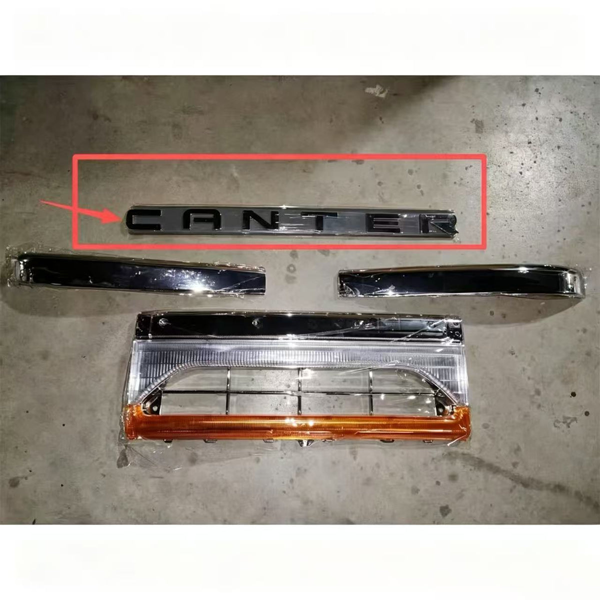 "CANTER" logo Narrow for FUSO Canter  FE647 FB511 Truck Spare Parts