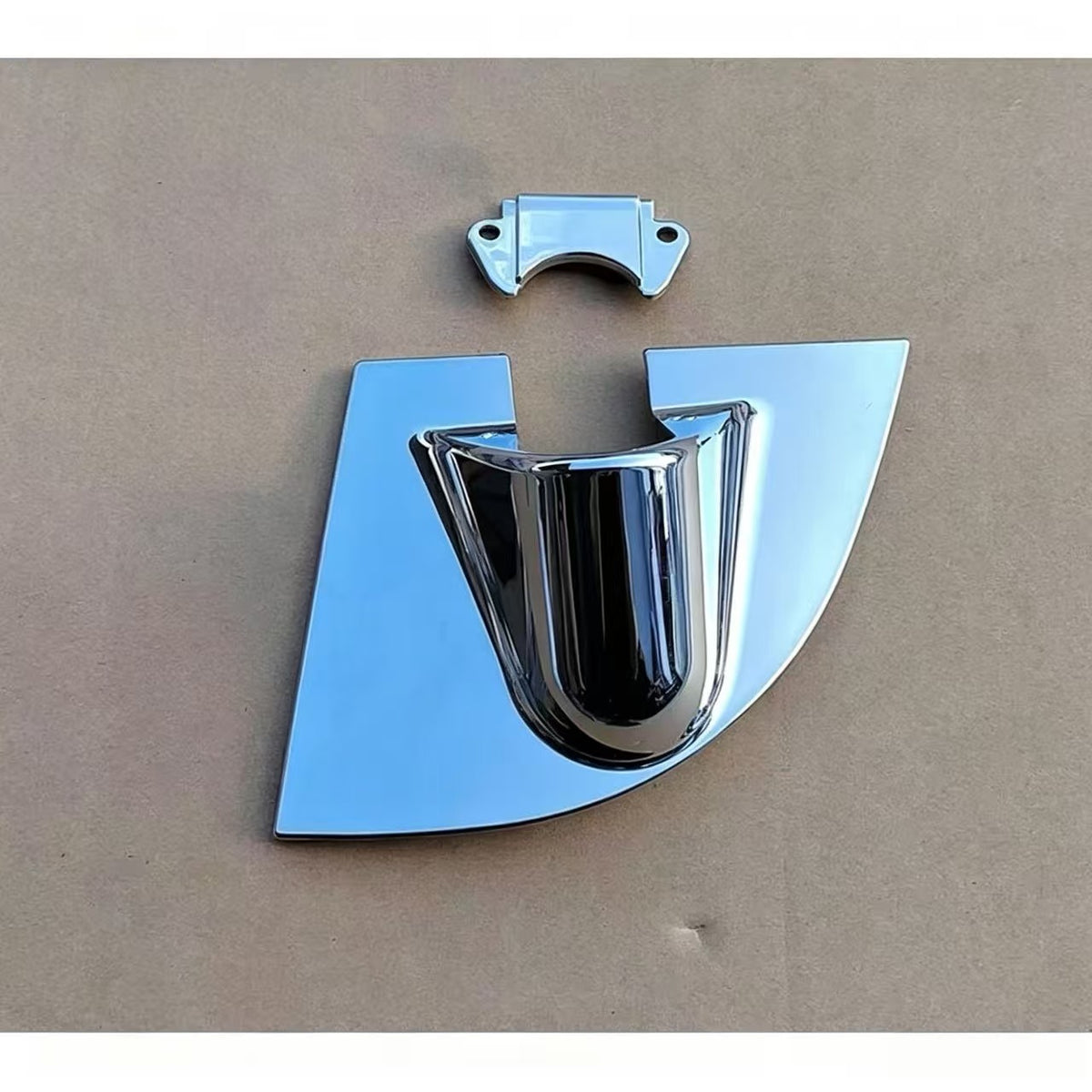 Chrome Mirror Arm Base Cover LH (2pcs) for FUSO Canter FE647 FB511 1994-ON Truck Spare Parts