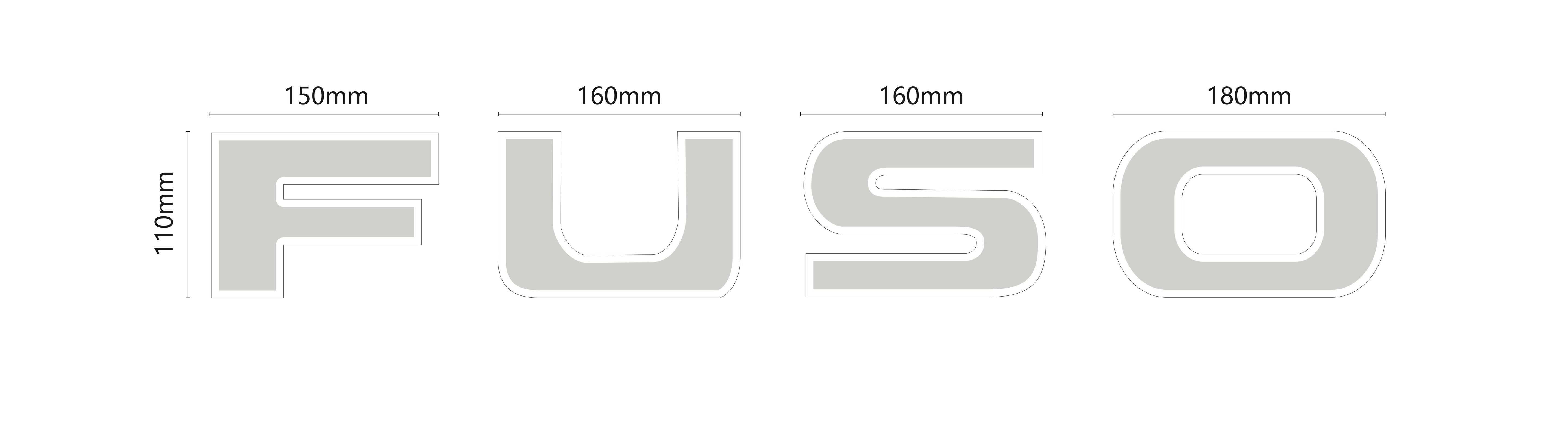 FUSO Illuminated Sign (Large Size)