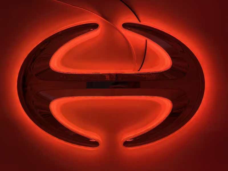 Hino logo Chrome Illuminated Emblem （24v）