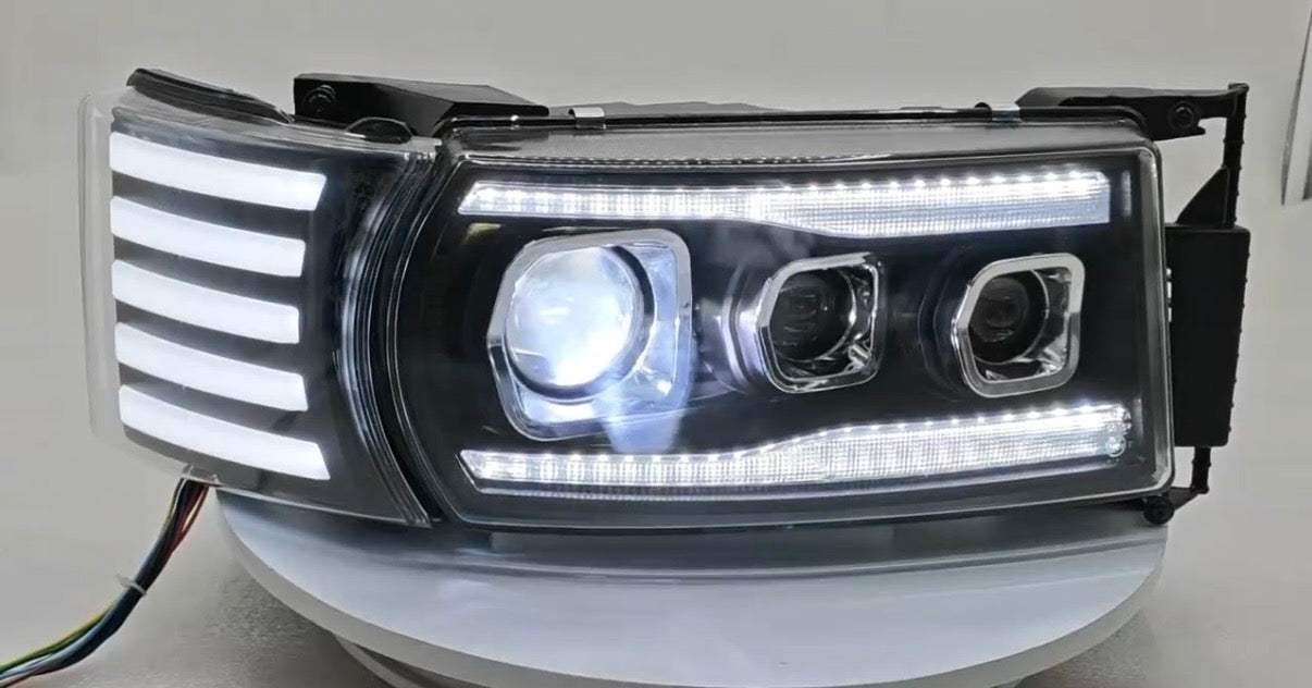 3-Lens Scania S3 G440 LED Headlights + Turn Signals (Left + Right)