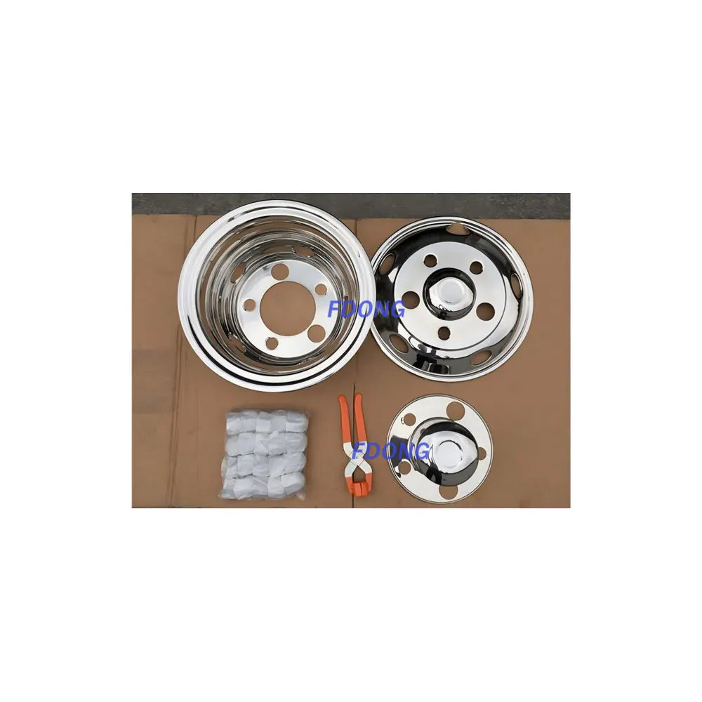 New Chrome Stainless Steel Wheel Cover 16inch 5holes PCD205mm for HINO ISUZU FUSO NISSAN UD Truck