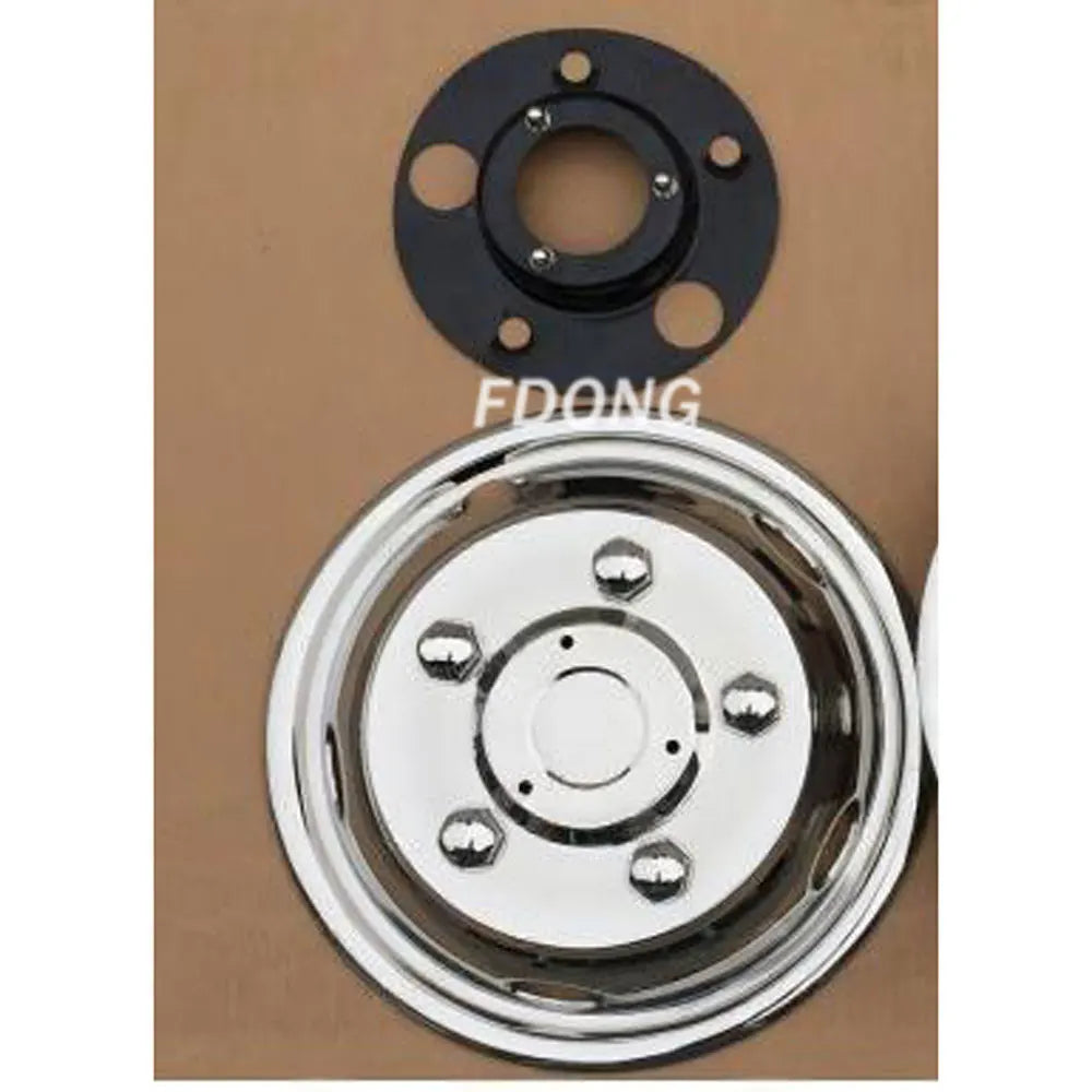 Stainless 304  Wheel Cover 16in 5stud PCD:203/205mm for HINO ISUZU FUSO NISSAN UD Truck