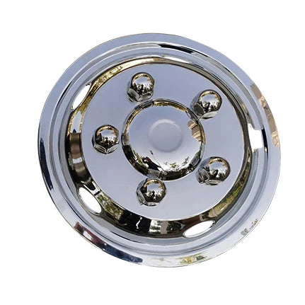 16 Inch 5 Holes Stainless Wheel Cover Set for Toyo Ta Coaster Bus Spare Parts Front and Wheel Cover Set for Nissan Civilian Bus
