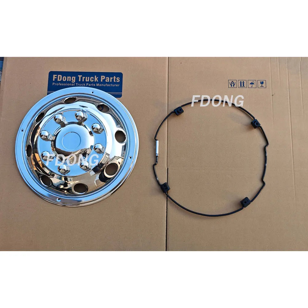 Wheel Cover 19.5inch 8holes PCD222 Front 1PC for HINO ISUZU FUSO NISSAN UD Truck