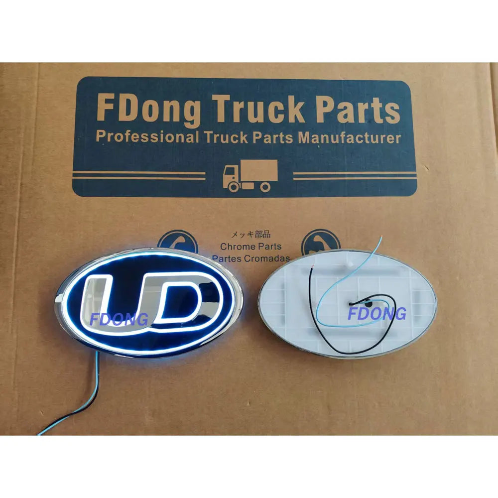 Logo"UD" 22*12cm Blue for NISSAN for UD PKB CWM 454 Truck Spare Body Parts
