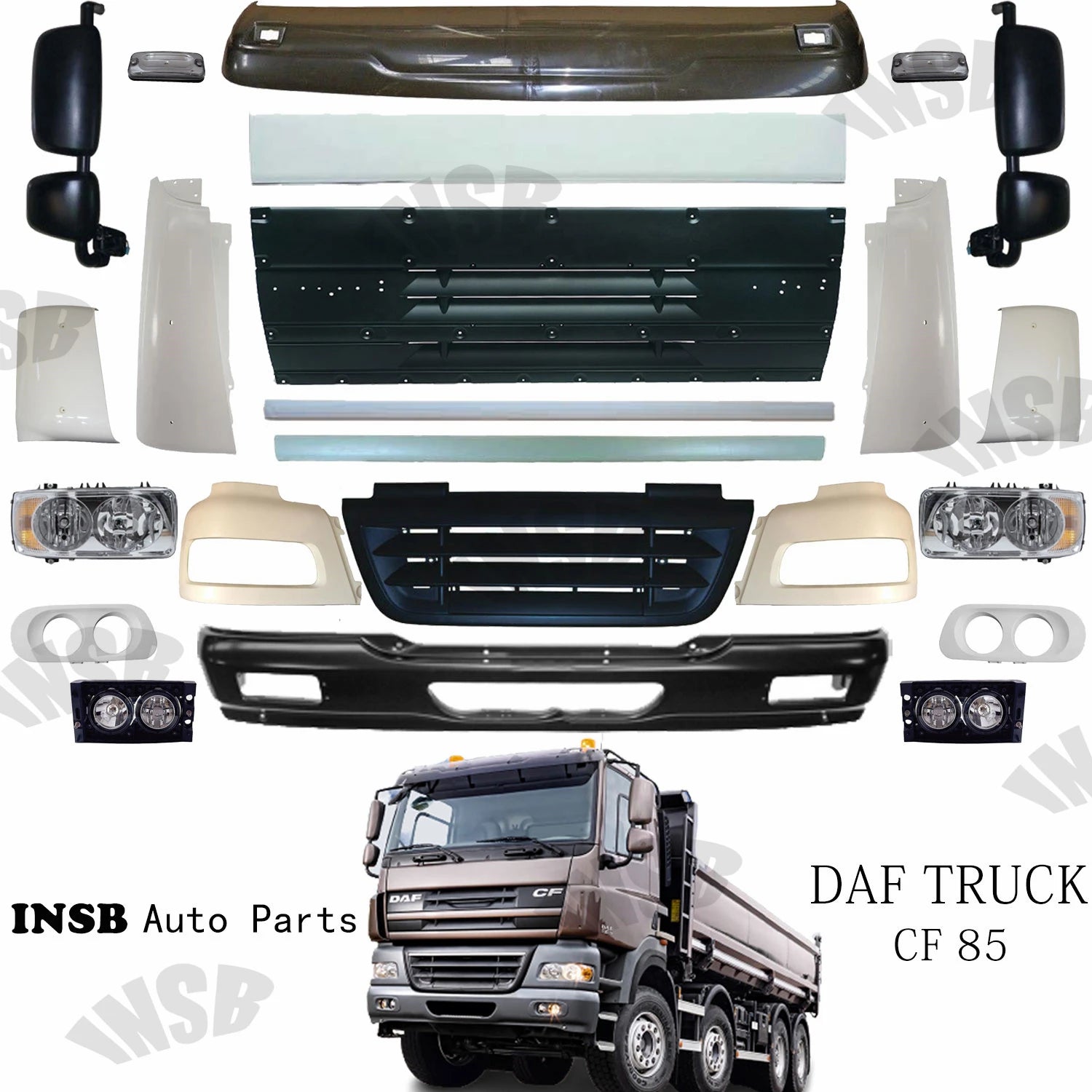 1363375 BUMPER for DAF CF85 European Truck Body Parts INSB27-087