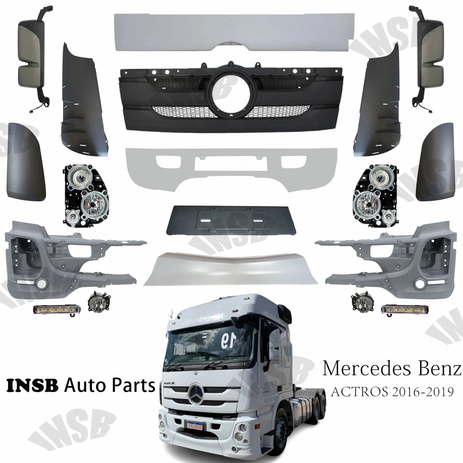 9438850426 A9438850266 BUMPER MIDDLE LOWER for Mercedes Benz ACTROS MP2 Truck Parts