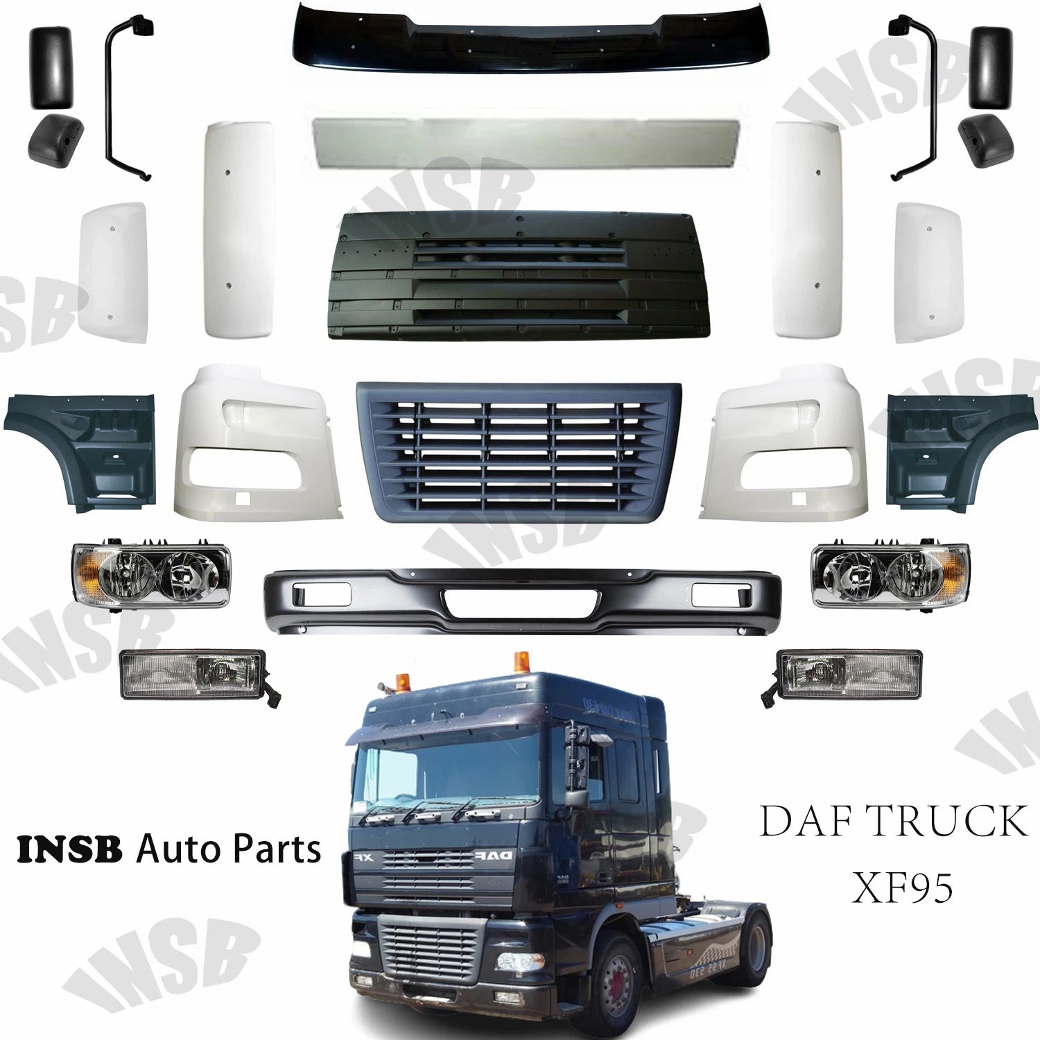 1706953 1706952 1706955 Bumper for DAF LF 45 Truck Spare Parts