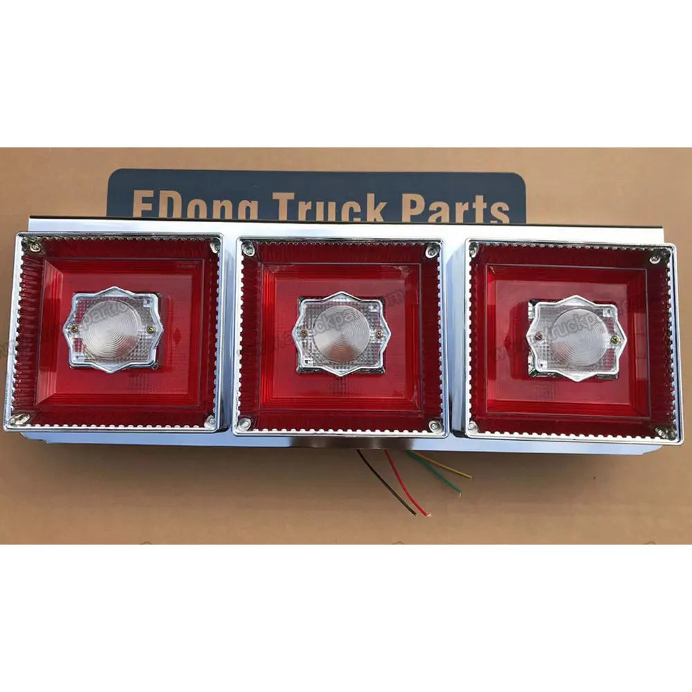 Chrome Truck Tail Lamp 60*21.5*11cm for HINO ISUZU FUSO NISSAN UD Truck
