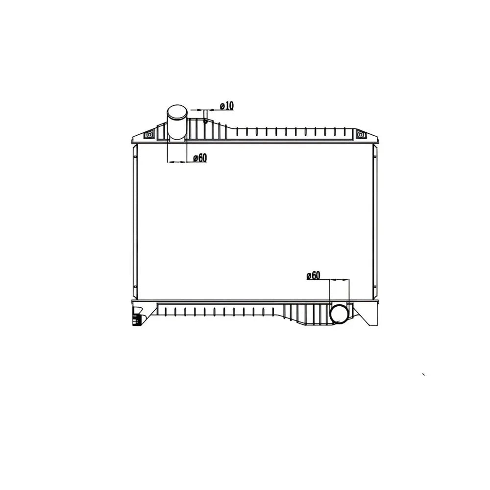 Radiator for Hino Profia SH 35 TONS LFR-LFS 21 TONS Truck Spare Body Parts