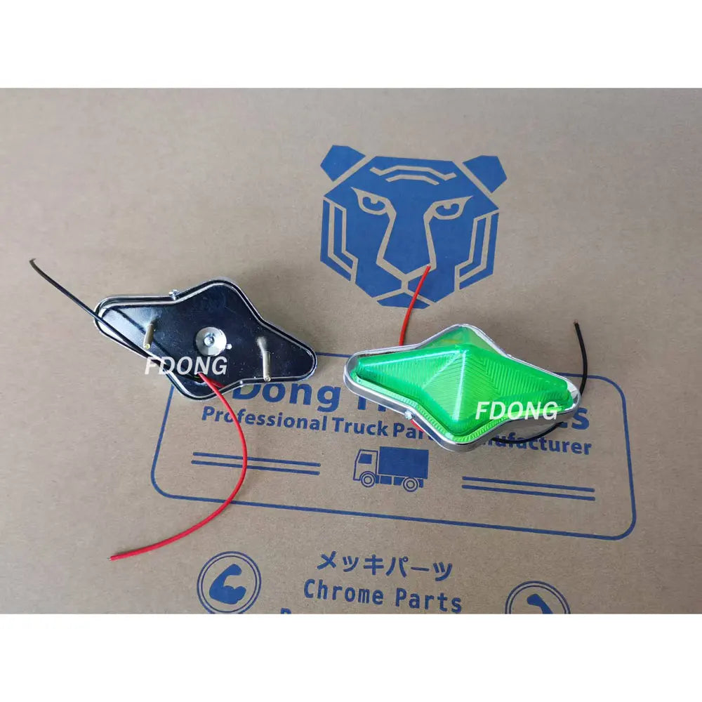 Side Door Lamp Green for HINO ISUZU FUSO NISSAN UD Truck Spare Body Parts