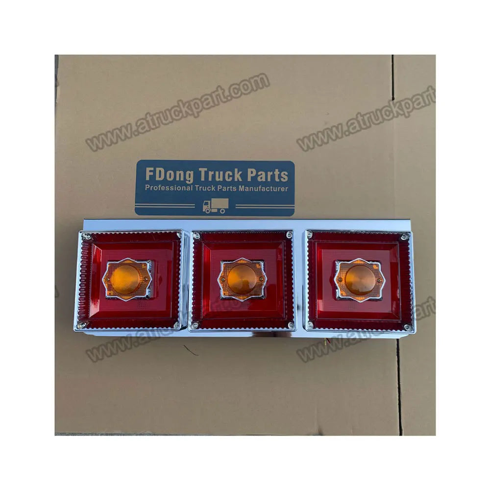 Chrome Truck Tail Lamp Bulb 60*21.5*11cm for HINO ISUZU FUSO NISSAN UD Truck