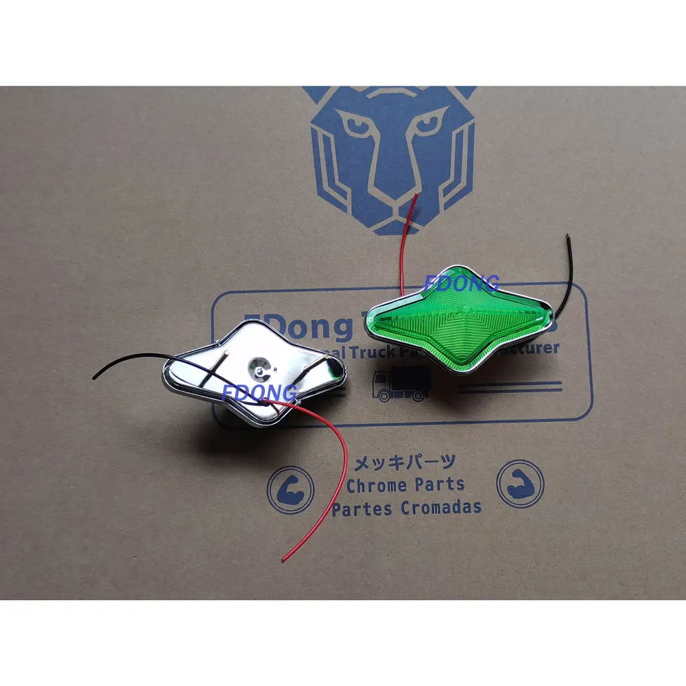 Side Door Lamp Green for HINO ISUZU FUSO NISSAN UD Truck Spare Body Parts