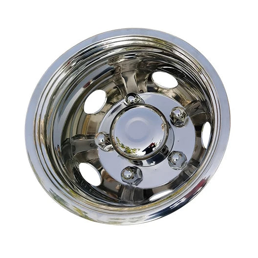 16 Inch 5 Holes Stainless Wheel Cover Set for Toyo Ta Coaster Bus Spare Parts Front and Wheel Cover Set for Nissan Civilian Bus