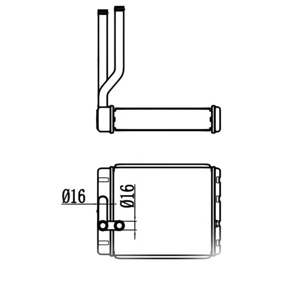 97213-5H000 97213-5H001 Radiador Evaporator Heater  for Japanese Truck Spare Parts