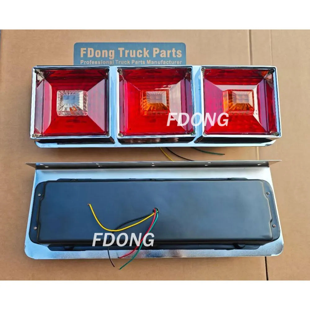 Chrome Tail Lamp 24V for HINO ISUZU FUSO NISSAN UD Truck