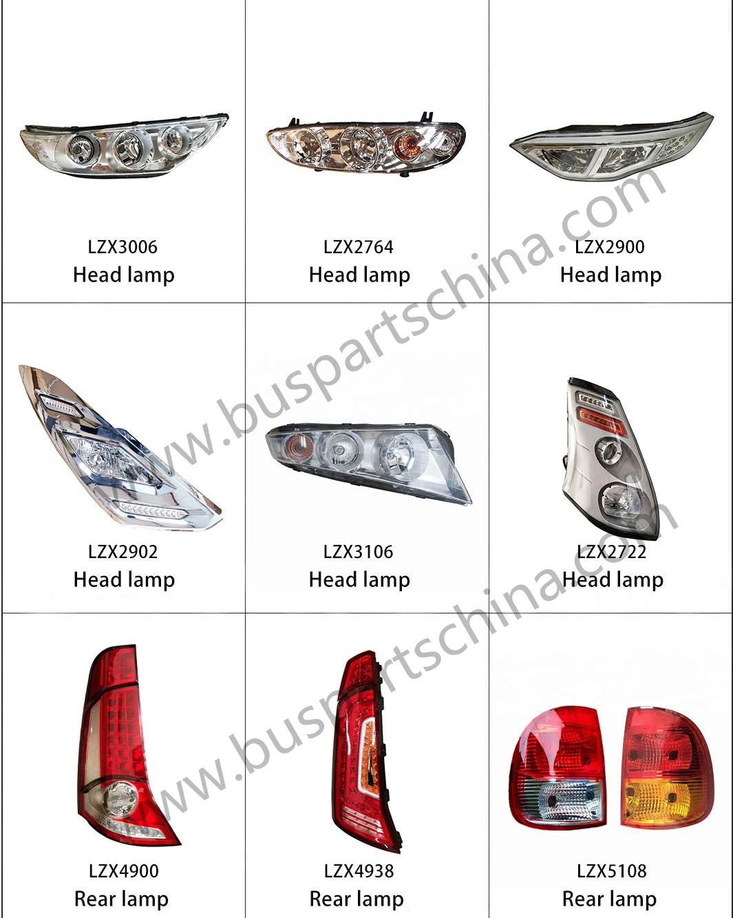 Side Lamp for Marcopolo G7 Bus INSB03-022