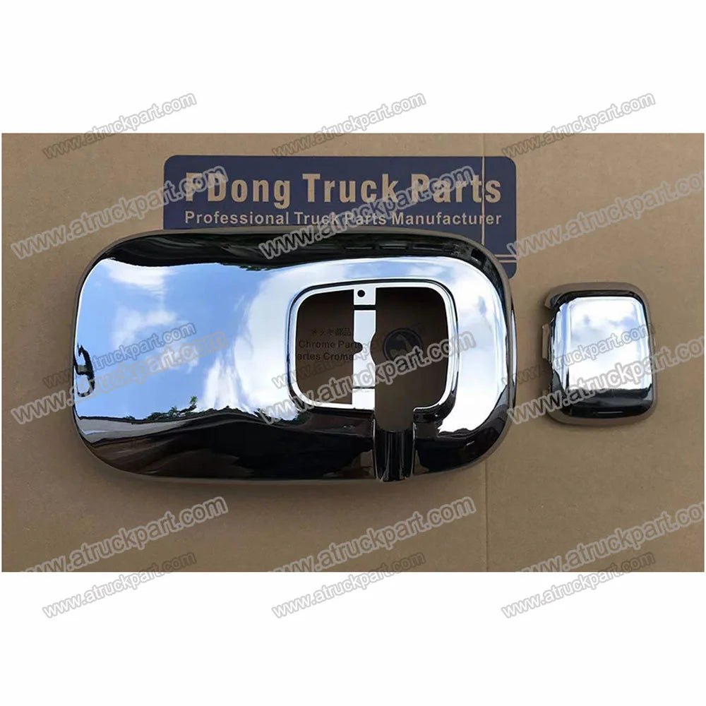 Chrome Mirror Cover 38.5*22.5cm for ISUZU HINO FUSO NISSAN UD Truck