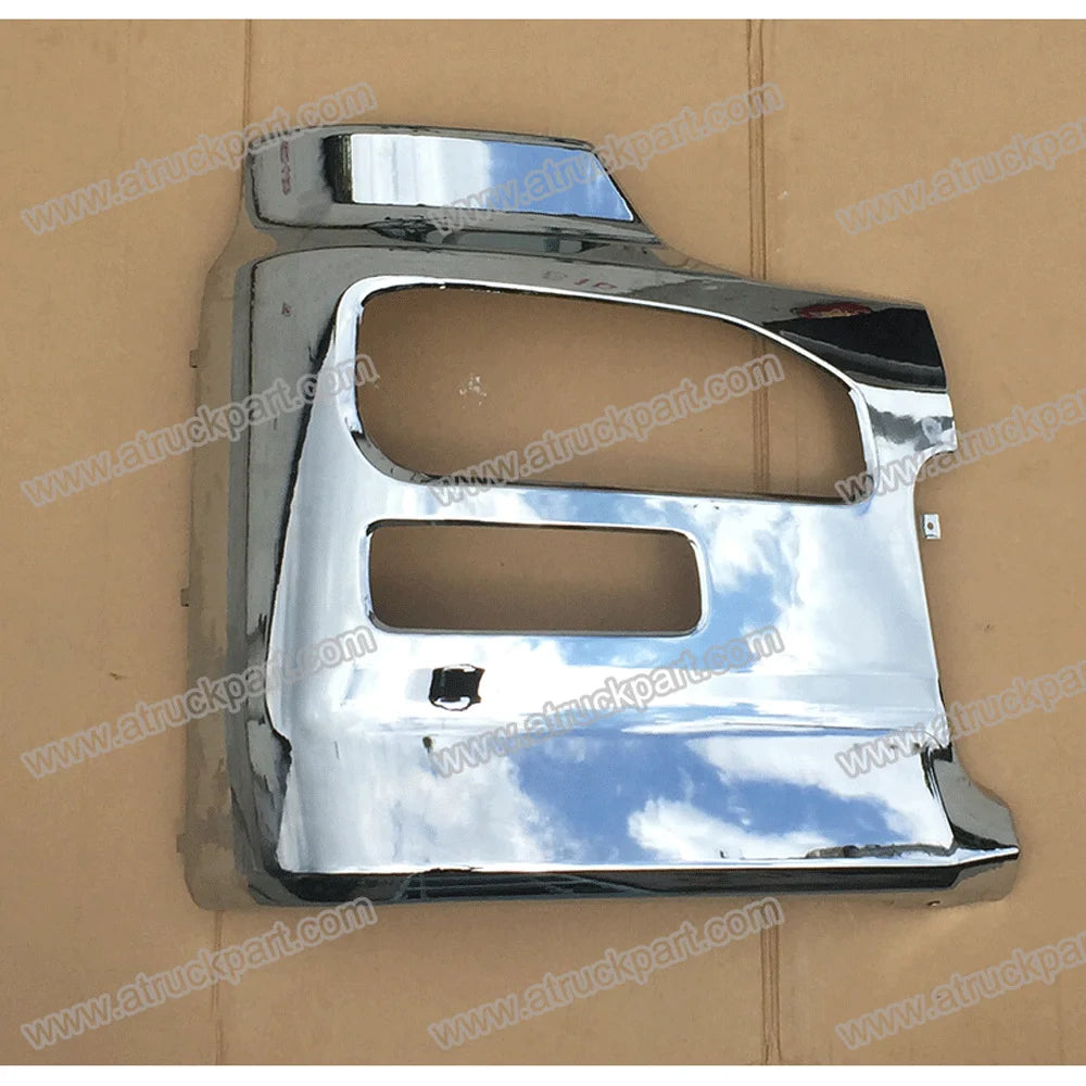 Chrome Bumper Corner RH (High) 72cm*70cm for Nissan QUON for UD QUON Truck Spare Body Parts