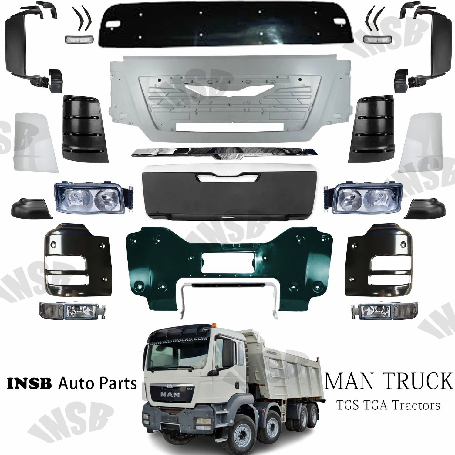 81637320057 81637320061 81637320065 MIRROR Housing for MAN TGA TRUCK Spare Parts