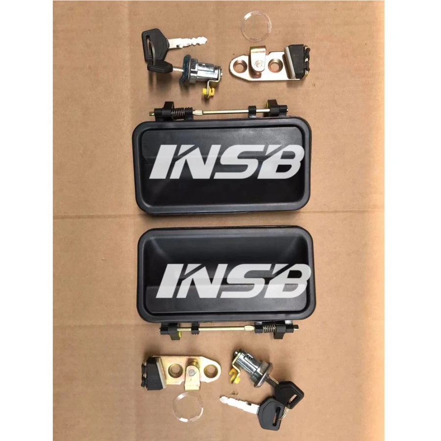 Rear Door Lock 4pcs Set Back Door Handle for Mitsubishi Fuso Rosa Bus Spare Parts INSB29-019