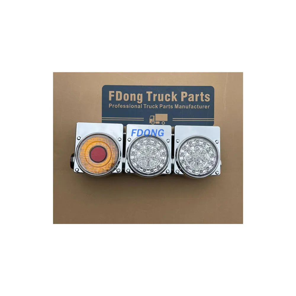 Chrome Tail Lamp for HINO ISUZU FUSO NISSAN UD Truck Spare Body Parts