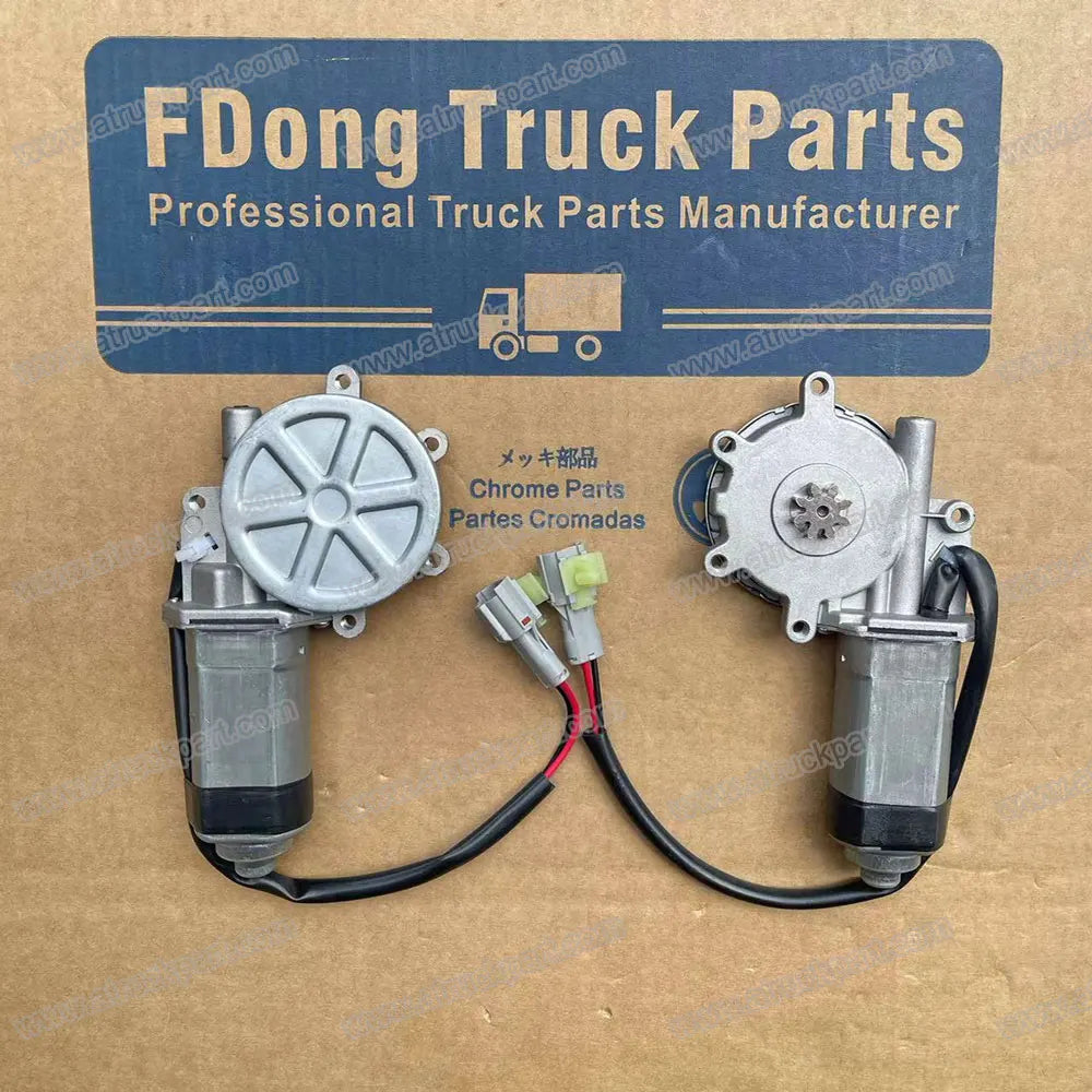 New Window Motor LH RH (FDE01632L/FDE01632R) for HINO/FUSO/UD/ISUZU Trucks-6 Month Warranty
