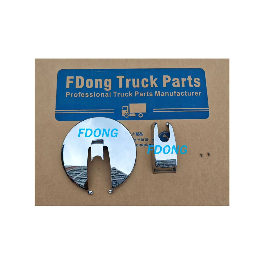 Chrome Mirror Cover 15.5cm for ISUZU HINO FUSO NISSAN UD Truck