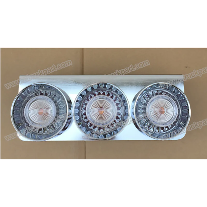 Chrome Truck Tail Lamp Bulb White for HINO ISUZU FUSO NISSAN UD Truck New Condition Replacement Body Parts for NPR Canter Models