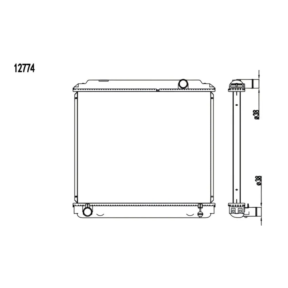 16400-58460 Radiator for Japanese Truck Spare Parts