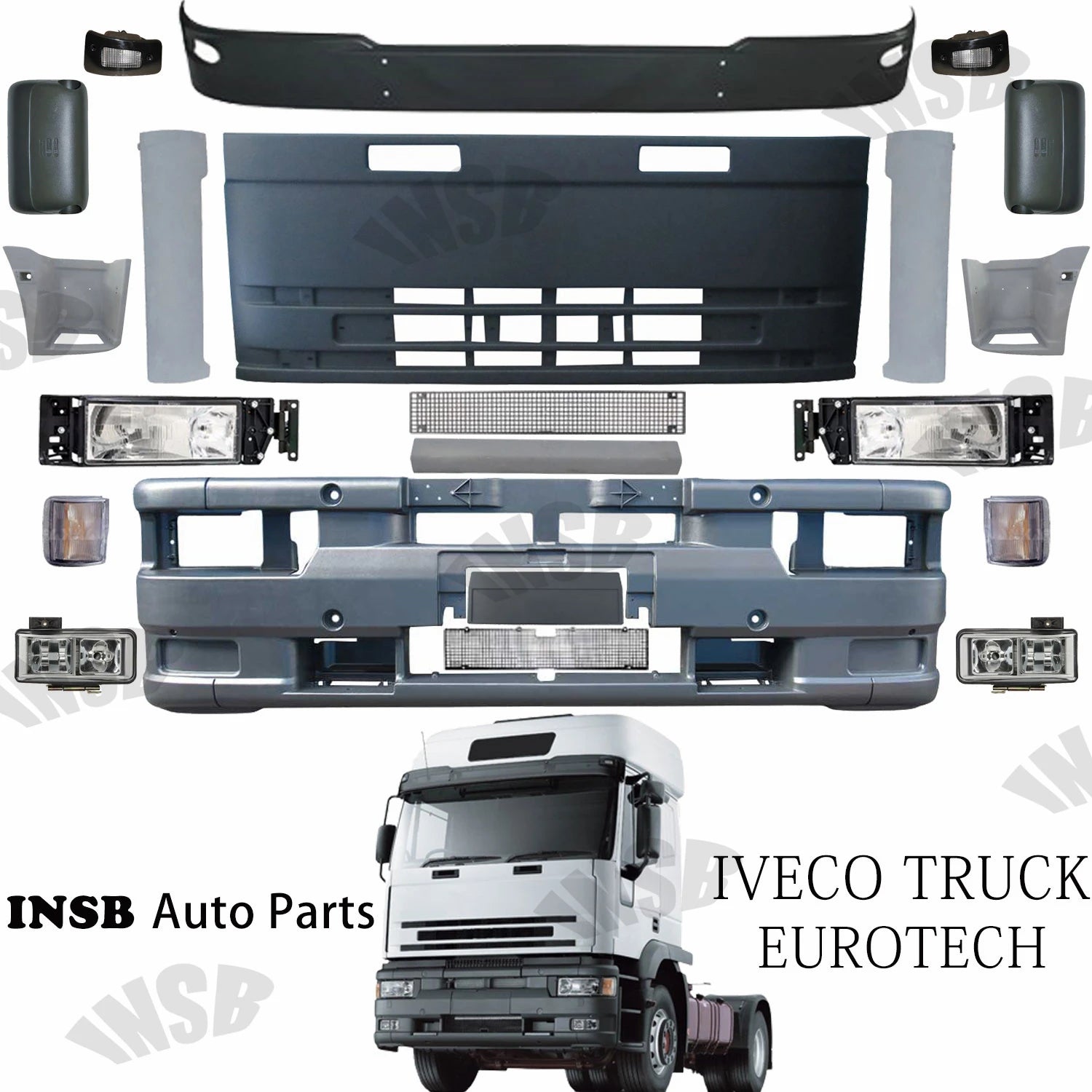 8143033 98499858 BUMPER COVERING for IVECO Eurotech Truck Spare Body Parts
