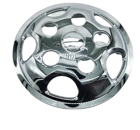 17.5 Inch 5 Holes Stainless Wheel Cover Set for 2018 Toyo Ta Coaster Bus Spare Parts Front and Wheel Cover Set