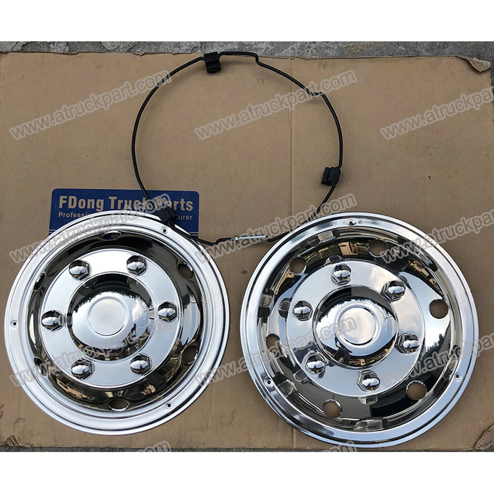 Wheel Cover 17.5inch 6holes PCD 205/222.25 for HINO ISUZU FUSO NISSAN UD Truck